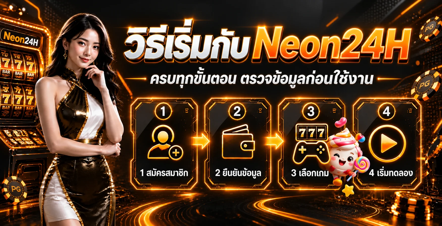 ขั้นตอนเริ่มใช้งาน Neon24H อย่างรอบคอบ